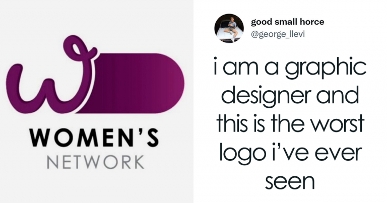 36 mauvaises conceptions de logo telles que partagées par des personnes dans le fil Twitter répondant au logo très suggestif du « Réseau des femmes »