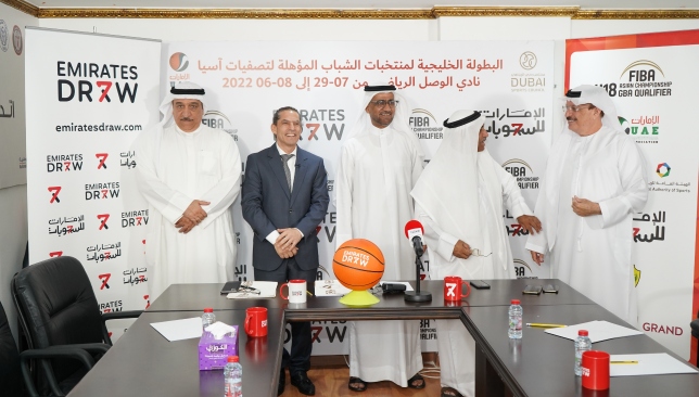 Emirates Draw annoncé comme sponsor principal de la qualification GBA du Championnat d’Asie U18 FIBA