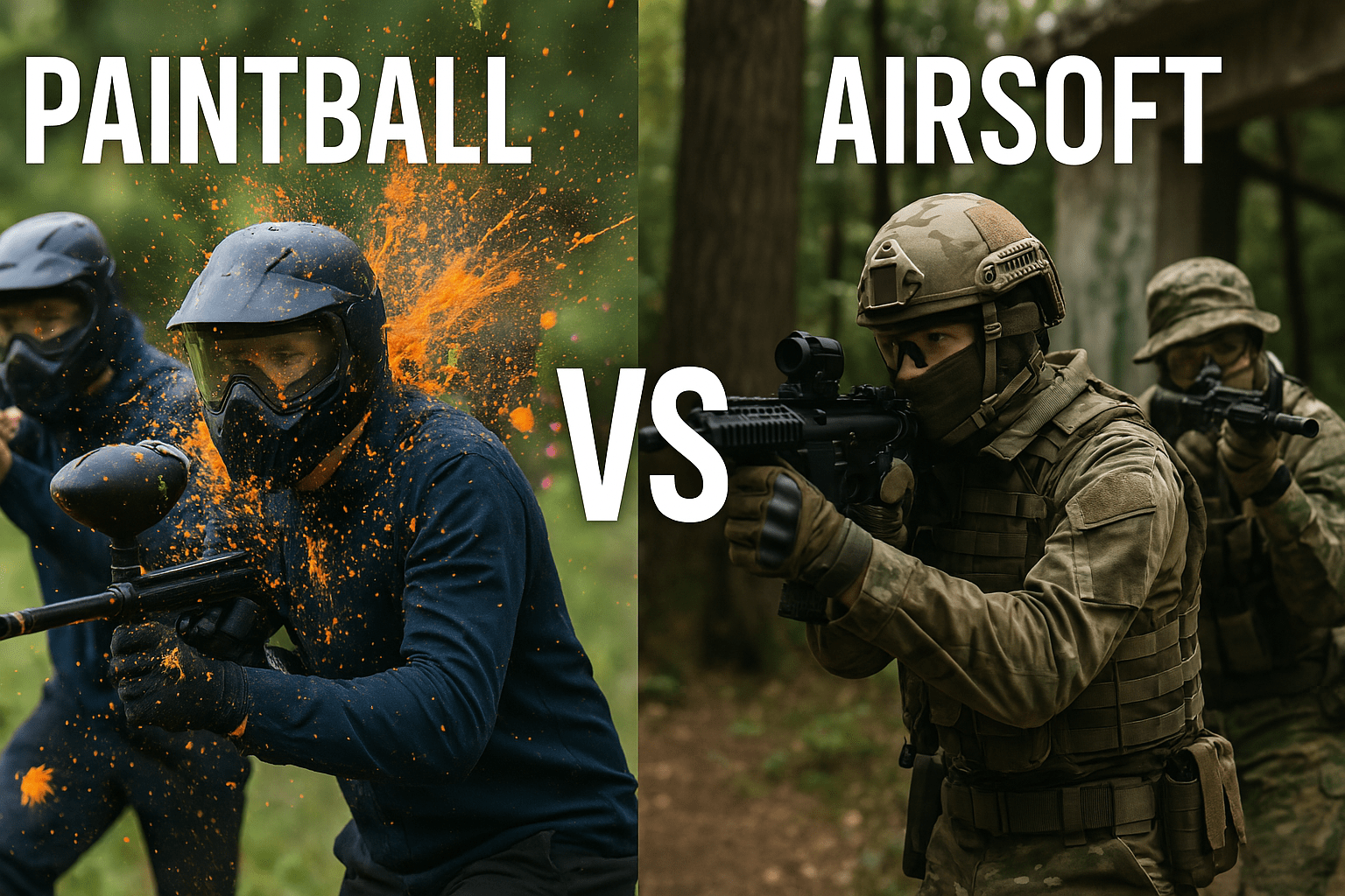 airsoft vs paintball